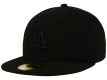 Los Angeles Dodgers New Era MLB Black on Black Fashion 59FIFTY Cap