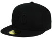Kansas City Royals New Era MLB Black on Black Fashion 59FIFTY Cap
