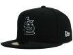 St. Louis Cardinals New Era MLB Black and White Fashion 59FIFTY Cap