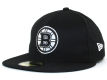 Boston Bruins New Era NHL Black and White 59FIFTY Cap