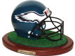Philadelphia Eagles Replica Helmet with Wood Base