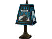 Carolina Panthers Art Glass Table Lamp