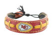 Kansas City Chiefs Team Color Football Bracelet