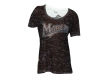 Florida Marlins GIII MLB Women s Sub Burnout T Shirt