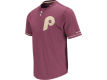 Philadelphia Phillies adidas MLB Men s Henley Crew T Shirt