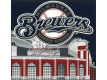 Milwaukee Brewers Static Cling Decal