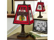 Chicago Blackhawks Art Glass Table Lamp