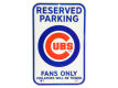 Chicago Cubs Reserved Parking Sign