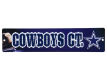 Dallas Cowboys Plastic Street Sign