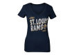 St. Louis Rams 47 NFL Womens V Neck Scrum T Shirt