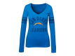 San Diego Chargers 47 NFL Womens Homerun Long Sleeve T Shirt