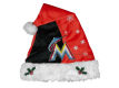 Miami Marlins Team Logo Santa Hat