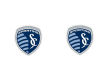 Sporting Kansas City MLS Post Earrings