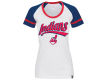 Cleveland Indians MLB Women s Athletic Foil T Shirt