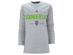 Seattle Sounders FC MLS Youth Long Sleeve Team and Logo Basic T Shirt