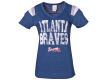 Atlanta Braves MLB Women s Krista Sleeve Stripe T Shirt
