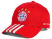Bayern Munich International Soccer 2014 3 Stripe Club Crest Adjustable Hat