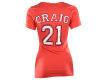 St. Louis Cardinals Allen Craig 5th Ocean MLB Women s Player T Shirt