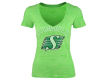 Saskatchewan Roughriders Reebok CFL Women s Burnout T Shirt