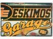 Edmonton Eskimos CFL Garage Sign