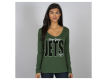 New York Jets Authentic NFL Apparel NFL Women s Touchdown Long Sleeve T Shirt