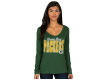 Green Bay Packers Authentic NFL Apparel NFL Women s Touchdown Long Sleeve T Shirt