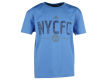 New York City FC adidas MLS Youth Team Logo Climalite Long Sleeve T Shirt