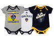 LA Galaxy adidas MLS Newborn 3 Goals Bodysuit Set