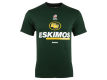 Edmonton Eskimos Reebok CFL SL Name and Logo T Shirt