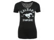 Calgary Stampeders CFL Women s Slub Vneck T Shirt