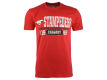 Calgary Stampeders CFL Men s Suede Tall Letter T Shirt