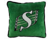 Saskatchewan Roughriders CFL Contrast Trim Pillow