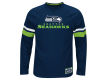 Seattle Seahawks Majestic NFL Men s Power Hit Long Sleeve T Shirt