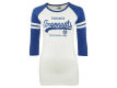 Toronto Argonauts CFL Women s Washed Super Dodger 3 4 Sleeve 2 Stripe T Shirt