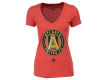 Atlanta United FC adidas MLS Women s Logo Set Triblend V Neck T Shirt