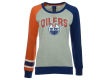 Edmonton Oilers NHL Youth Girls Amethyst Crew Sweatshirt