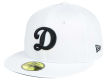 Oklahoma City Dodgers New Era MiLB White and Black 59FIFTY Cap