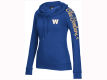 Winnipeg Blue Bombers adidas CFL Women s Funnel Neck Long Sleeve Sweatshirt