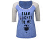 Edmonton Oilers NHL Women s Talk Hockey To Me 3 4 Sleeve T Shirt