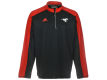 Calgary Stampeders adidas CFL Men s Sideline Long Sleeve Knit 1 4 Zip Pullover Shirt