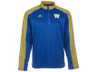 Winnipeg Blue Bombers adidas CFL Men s Sideline Long Sleeve Knit 1 4 Zip Pullover Shirt