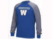 Winnipeg Blue Bombers adidas CFL Men s Long Sleeve Raglan Fleece